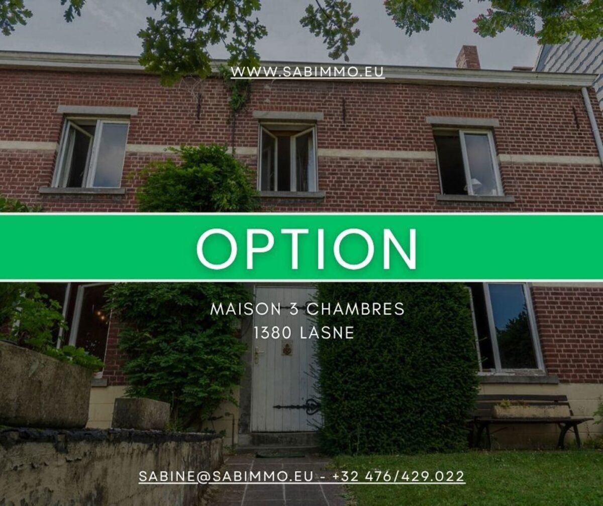 Huis optie te koop - Lasne (7131347)